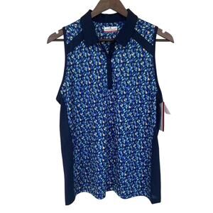 Grand Slam Peacoat Sleeveless Performance Golf Top - XL - NWT